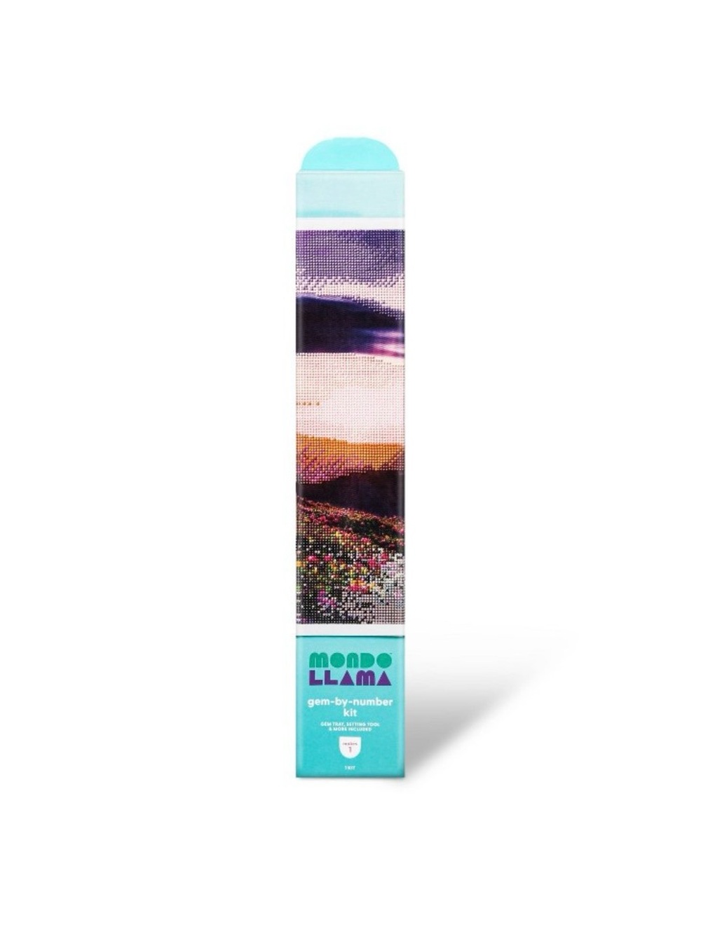 Mondo Llama Gem-By-Number Kit - Sunset